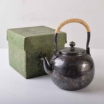 煎茶道具　いぶし銀　槌目　銀瓶　湯沸　急須　重さ約245g 煎茶道具 いぶし銀 槌目 銀瓶 湯沸 急須 重さ約245g